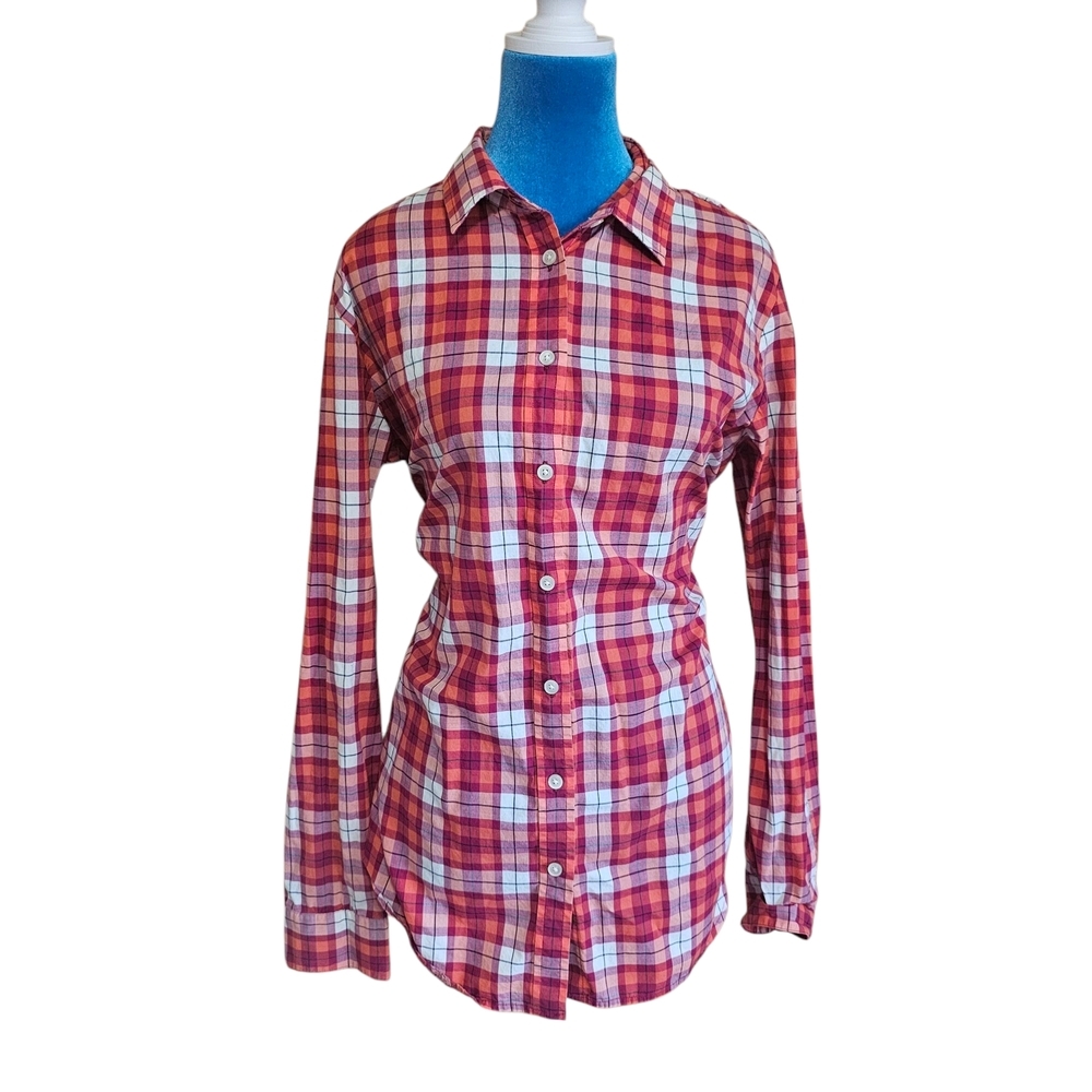 Banana Republic XL Women's Plaid Button Down Shirt